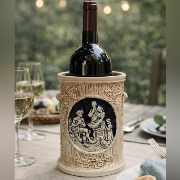 Original Thewalt West Germany Stoneware Wine Crock / Vase – Rustic German Decor